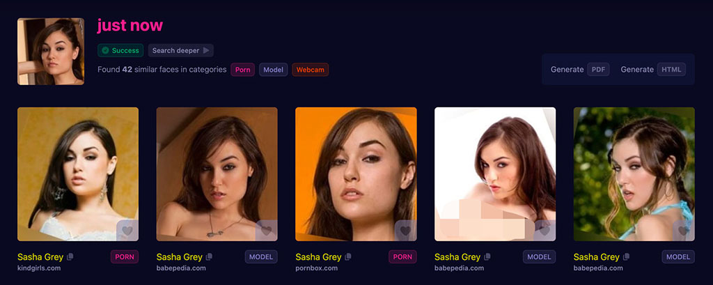 Search results on xxxface.com